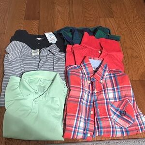 Assorted boys tops - Plaid, Striped, Solid(14 items)